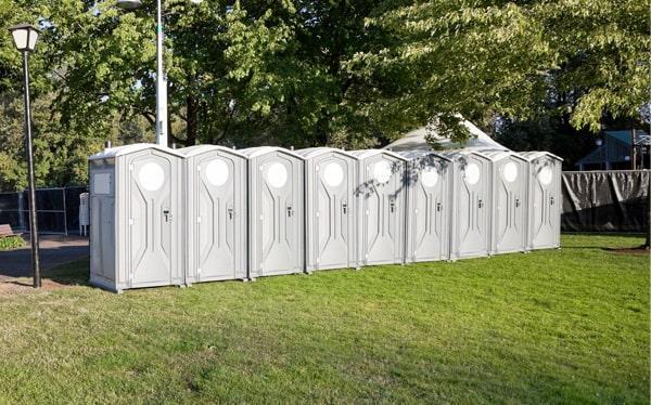 our team regularly cleans and services the special event portable toilets to ensure they are clean and hygienic throughout the event